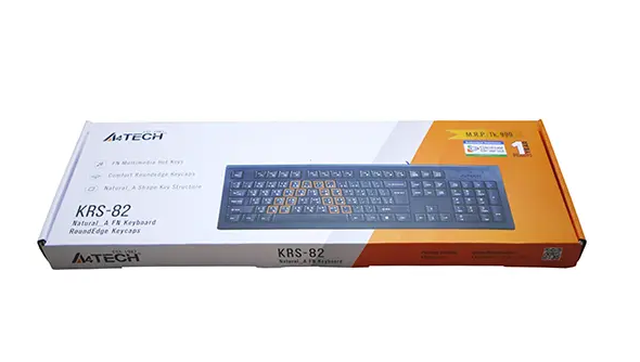 A4TECH KRS-82BD Wired Multimedia Keyboard With Bangla