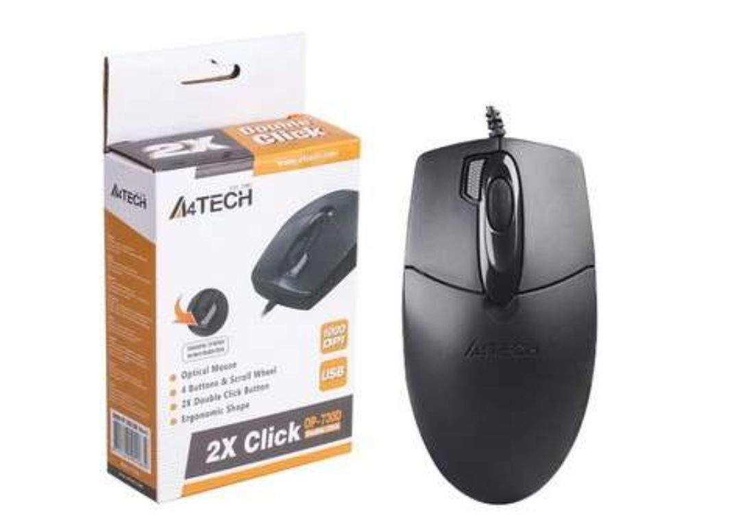 A4TECH OP-730D 2X Click Optical Wired Mouse