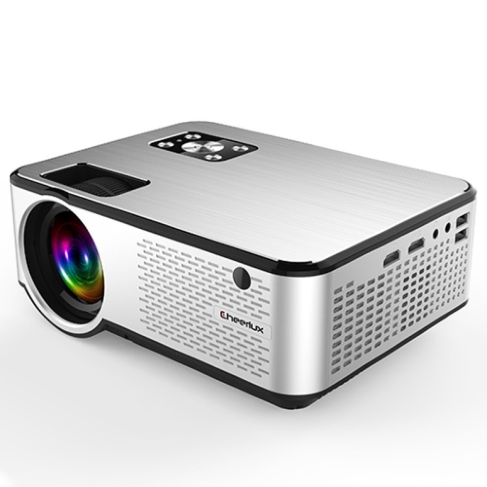 Cheerlux C100 Pro Full HD 3600 Lumens LED Projector (120-150 Inch )